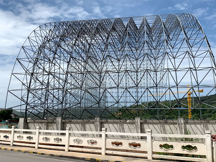 奎屯山寨矿储煤棚网架